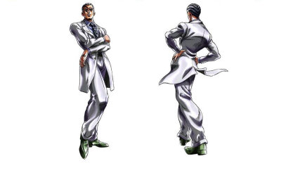 游戏【JOJOASB】部分角色设定图
（不灭钻石）