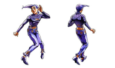 游戏【JOJOASB】部分角色设定图
（黄金之风）
