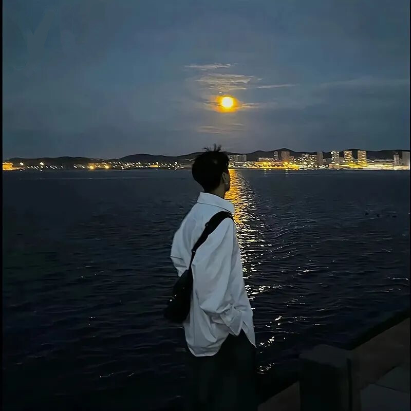 男生超帅背影头像丨