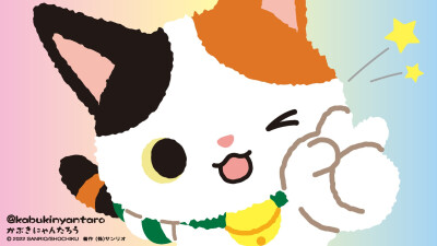 ✐.歌舞伎喵太郎-桌面壁纸