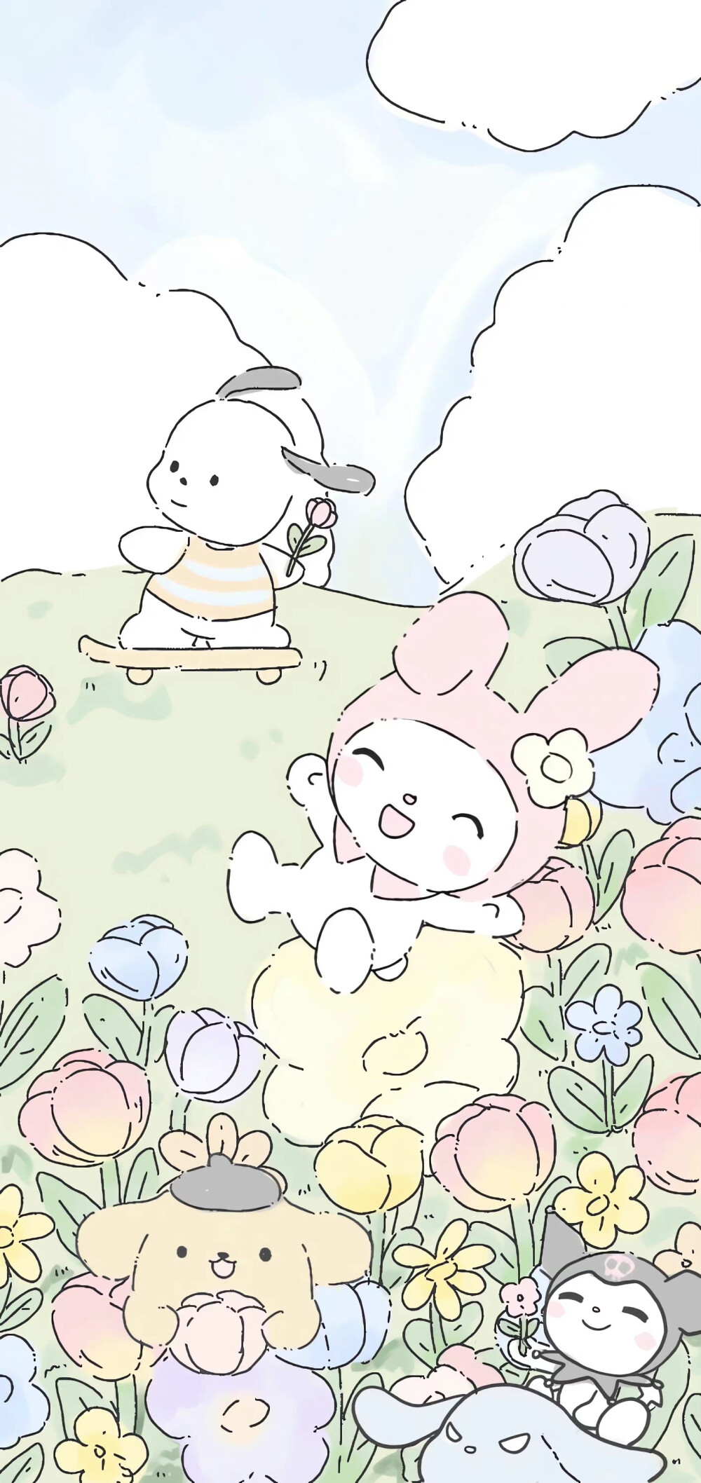 春日壁纸
cr.vb快去画画啦