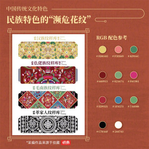 听说过“濒危动物”，但你有听过“濒危花纹”吗？

壮族小伙黄清穗是一名平面设计师，研究生毕业后，他带着半岁的儿子走遍西南乡村，挨家挨户地从纺织品、工艺品中提取民间纹样。他挖掘出了两万多种中国经典纹样，并亲手描绘整理成册，做成一本“纹样字典”。他还将经典纹样融入时尚，打造纹样IP，让传统纹样再次焕发生机。