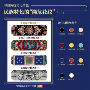 听说过“濒危动物”，但你有听过“濒危花纹”吗？

壮族小伙黄清穗是一名平面设计师，研究生毕业后，他带着半岁的儿子走遍西南乡村，挨家挨户地从纺织品、工艺品中提取民间纹样。他挖掘出了两万多种中国经典纹样，并亲手描绘整理成册，做成一本“纹样字典”。他还将经典纹样融入时尚，打造纹样IP，让传统纹样再次焕发生机。