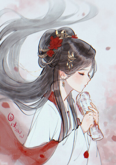 古风 女生 可爱 头像壁纸
画师wb：问问WW_