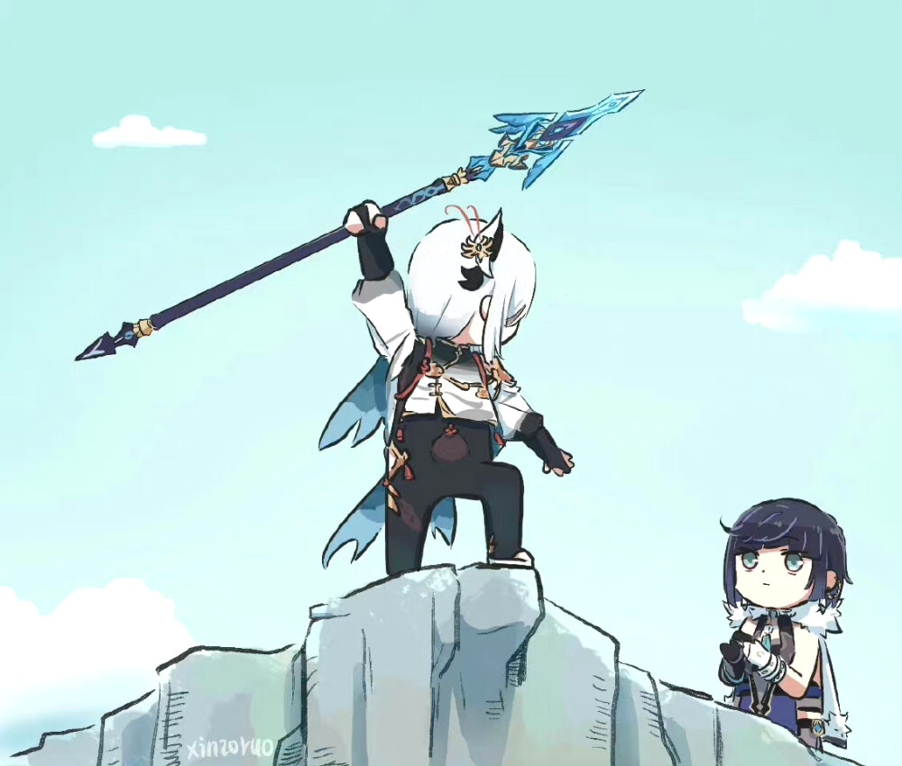 申鹤：我全要！
twi：心脏弱真君