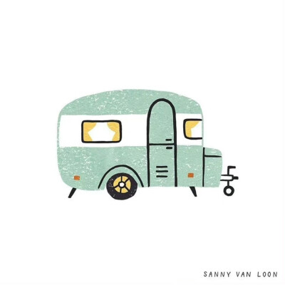 小车车，插画师 sannyvanloon ​​​