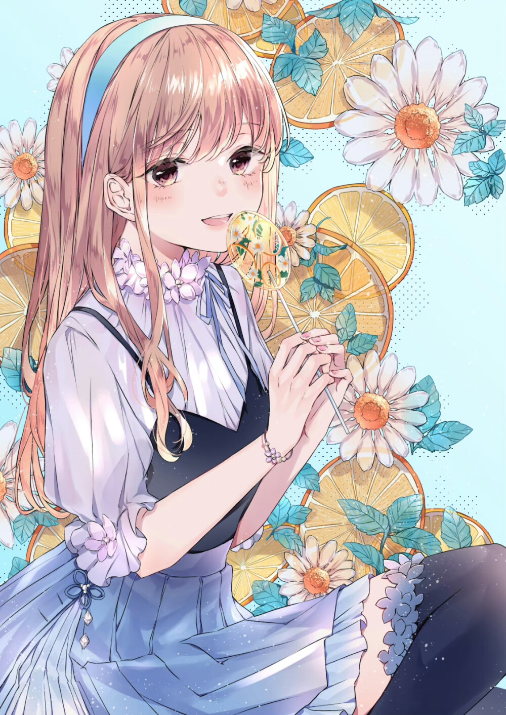 花与温柔浪漫不止
唯美意境少女插画
画师:水原夕希