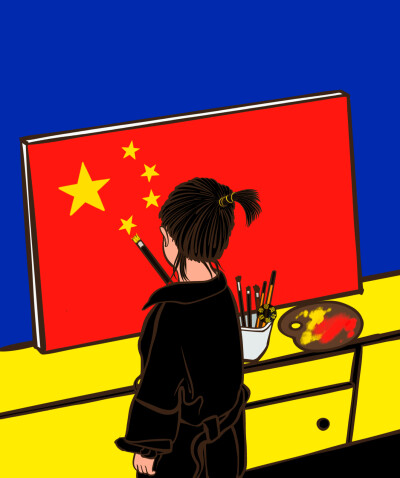 爱国头像