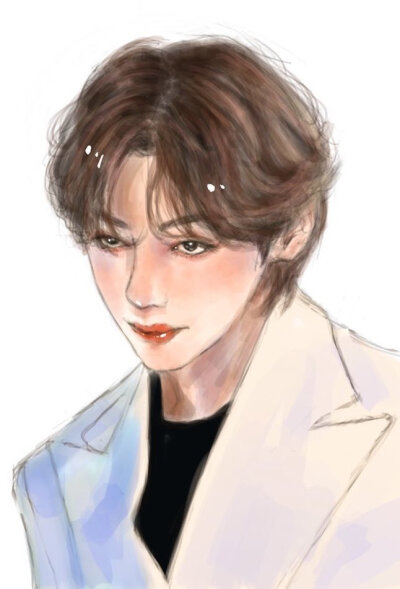 金泰亨手绘，搜图不易，留图请点赞，专辑内所有图片均有才阿米所绘，我只是图片搬运工，只留作欣赏