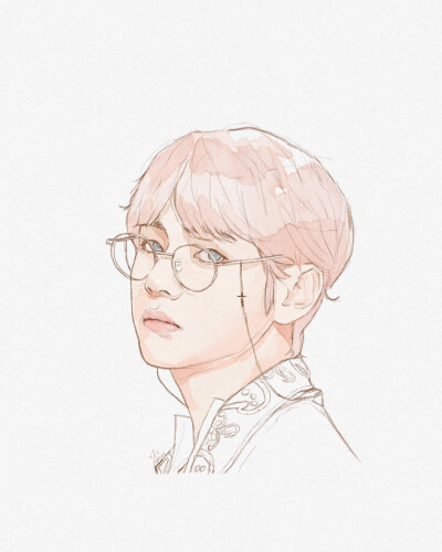 金泰亨手绘，搜图不易，留图请点赞，专辑内所有图片均有才阿米所绘，我只是图片搬运工，只留作欣赏