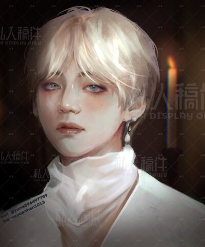 金泰亨手绘，搜图不易，留图请点赞，专辑内所有图片均有才阿米所绘，我只是图片搬运工，只留作欣赏