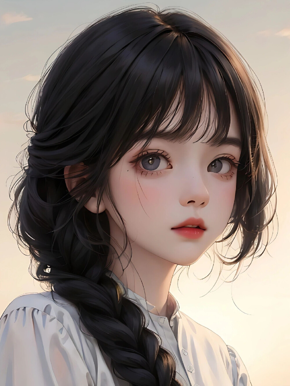 花与少女