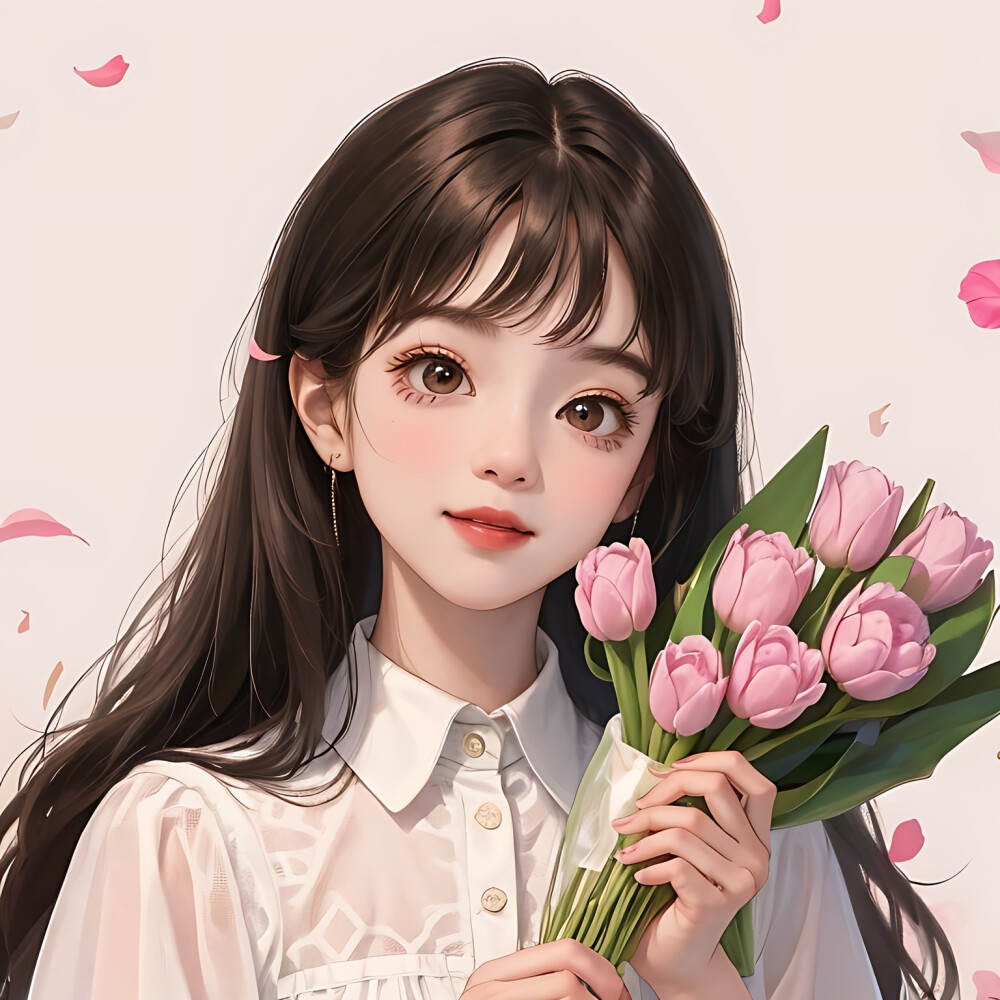 花与少女