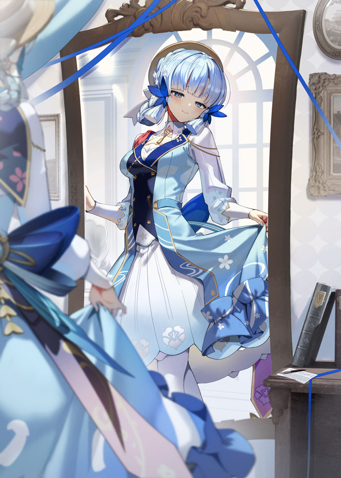 神里绫华~ 插画/pixiv/原神/同人二创