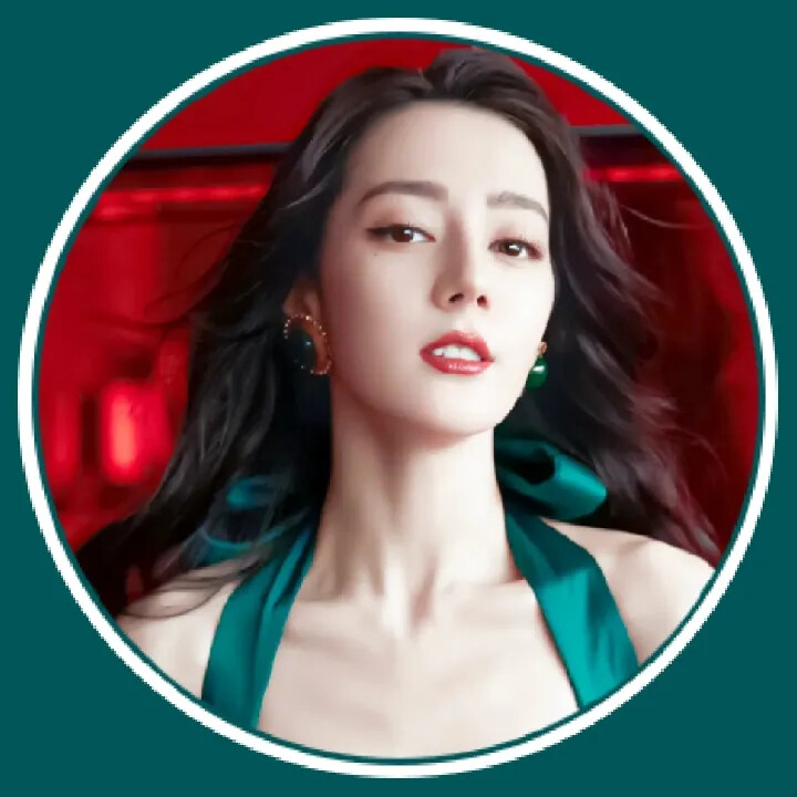 迪丽热巴圆框
