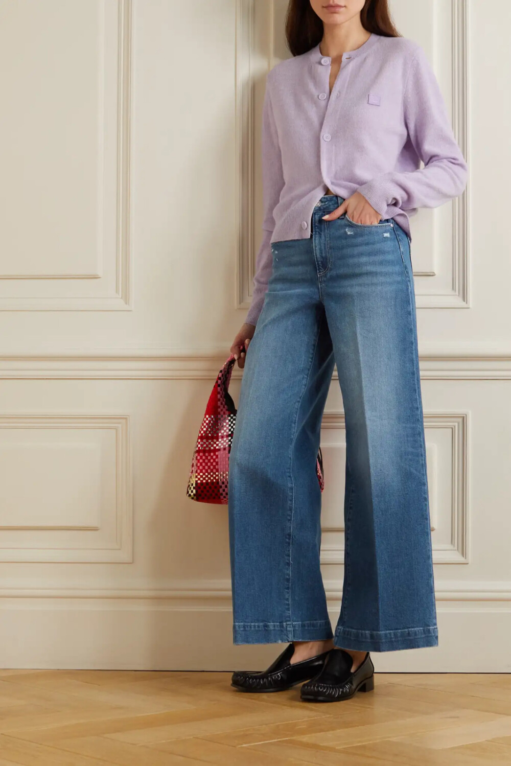 paige 这款 "harper" 牛仔裤以品牌舒适的 "vintage" 牛仔布制成,不必