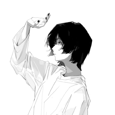 ⚫️⚪️黑白动漫头像