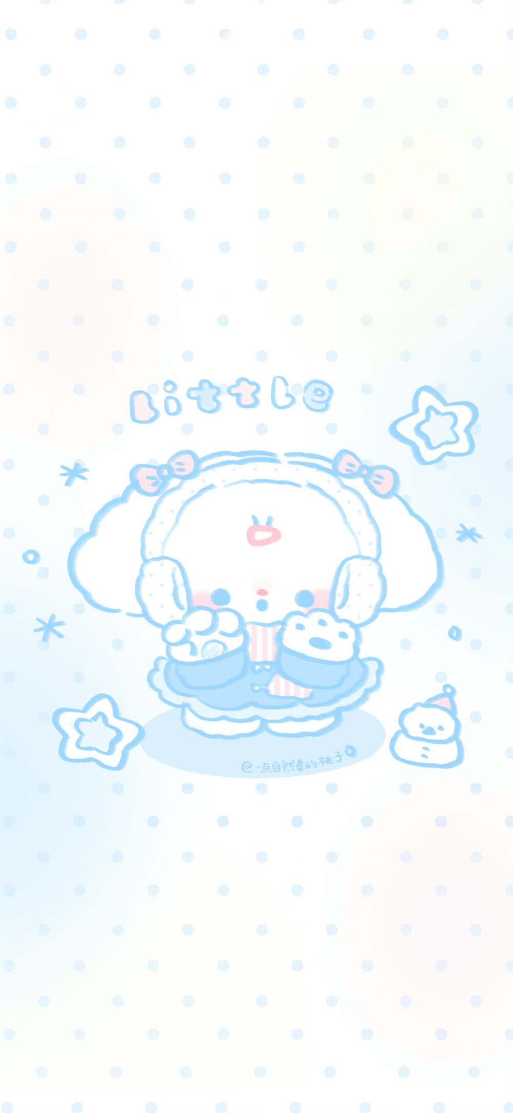一点自然卷的桃子
