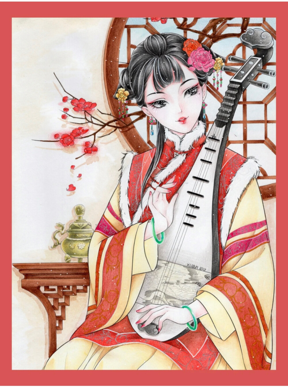 涂色