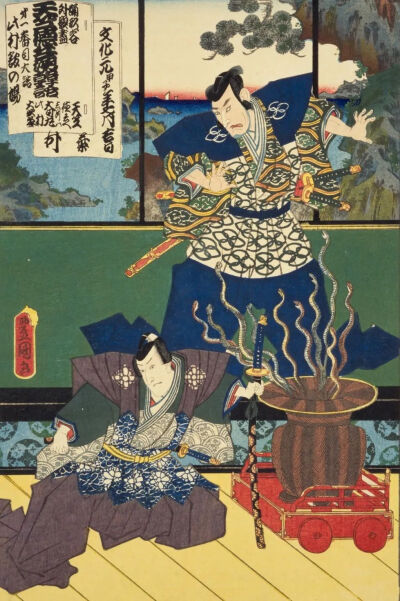 “歌川派”人物作品 / 1857 / Utagawa Kunisada（歌川国贞 / 三代歌川丰国 / 江户时代浮世绘画家）/ 现存于日本东京国立国会图书馆