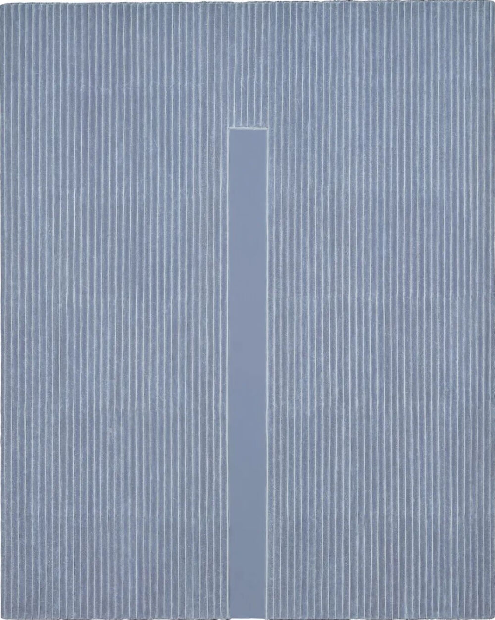 朴栖甫《描法041121号》，综合媒材、韩国纸、画布，162.5×128.8cm，2004年，估价：100万–200万港元，3月31日富艺斯二十世纪及当代艺术日间拍卖呈现