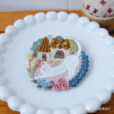 小清新风格刺绣