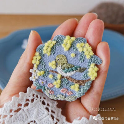 小清新风格刺绣