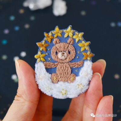 小清新风格刺绣