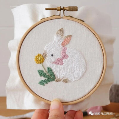 小清新风格刺绣
