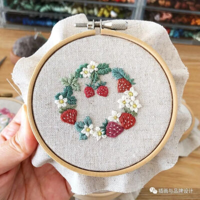 小清新风格刺绣