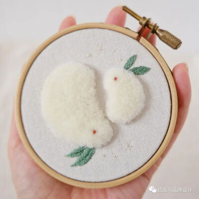 小清新风格刺绣