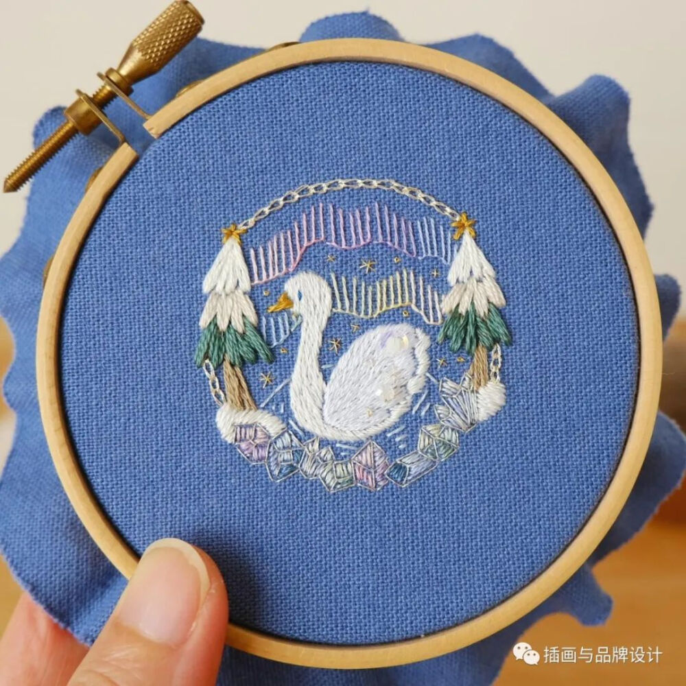 小清新风格刺绣