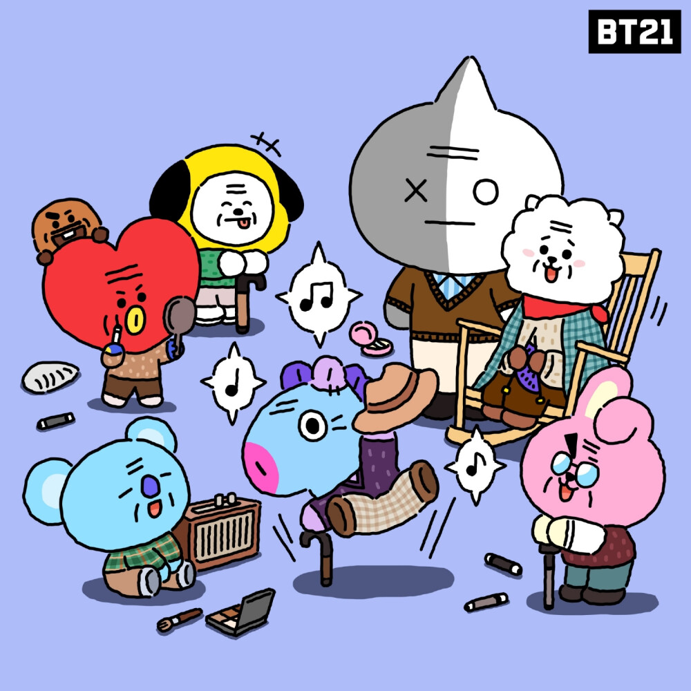 ✐.line friends-bt21•头像