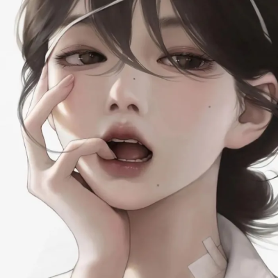 手绘女头
