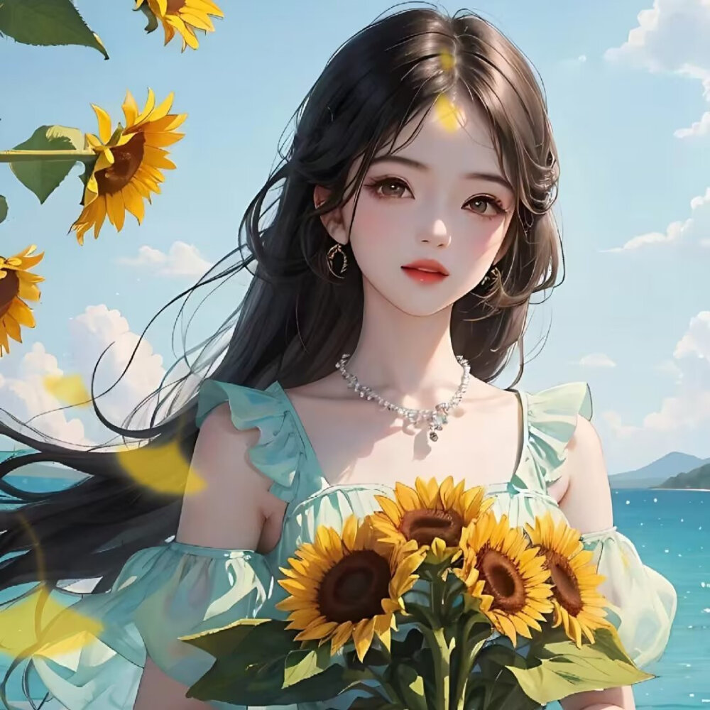 动漫女头唯美头像