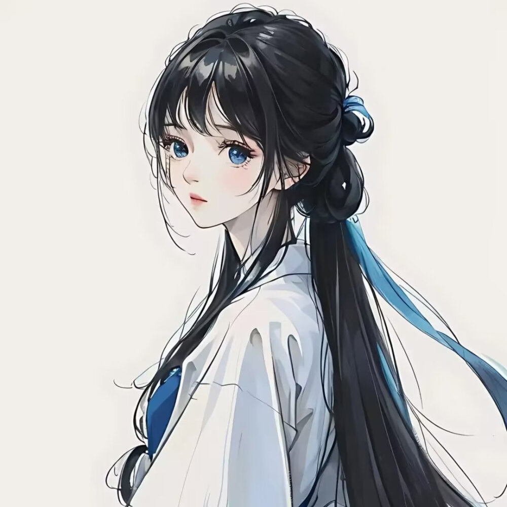 动漫女头唯美头像