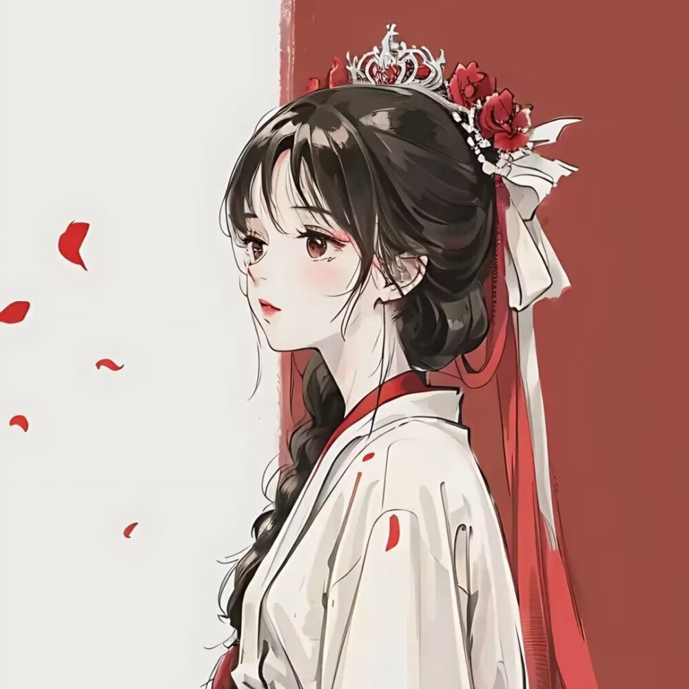 动漫女头唯美头像