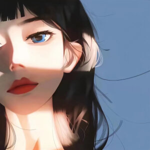 动漫女头唯美头像可爱头像手绘女头