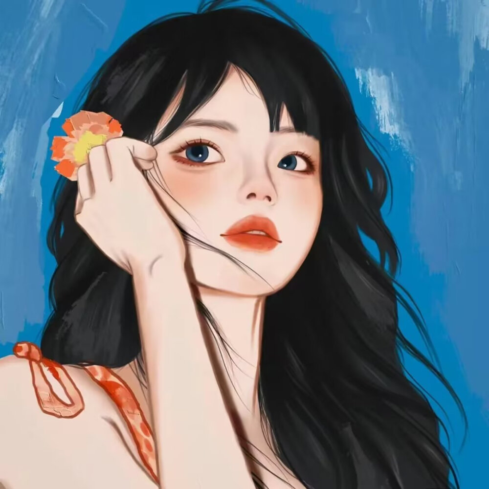 动漫女头唯美头像可爱头像手绘女头