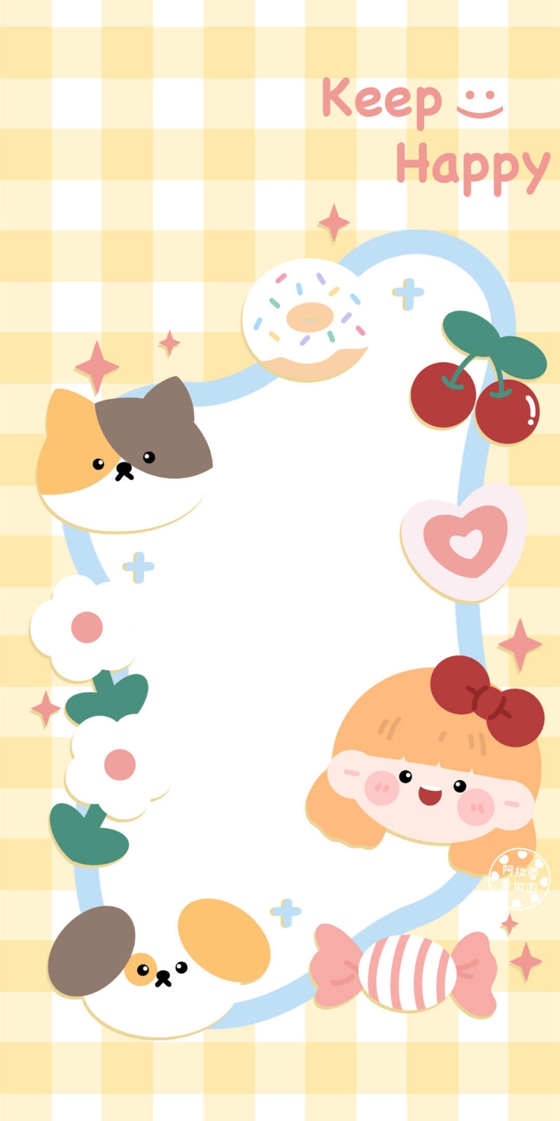 可爱的小动物们～
画师：阿拉蕾爱做图