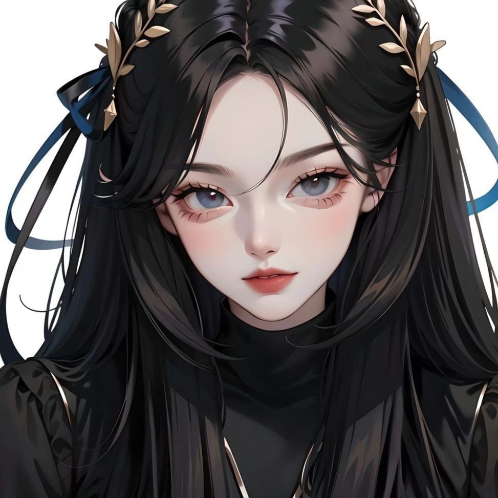 傲娇美少女插画WeChat头像 ​​​