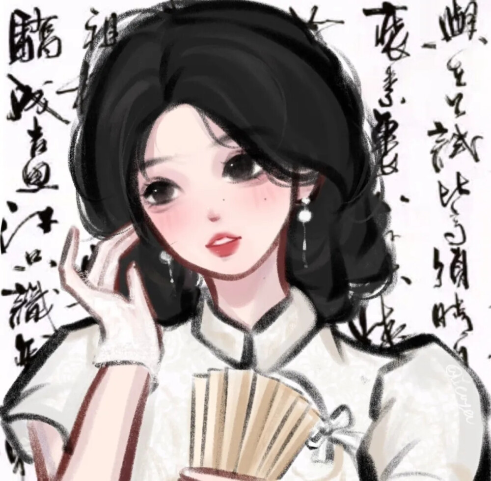 May风手绘女头