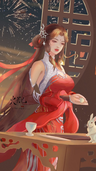 #火灵儿#壁纸#完美世界