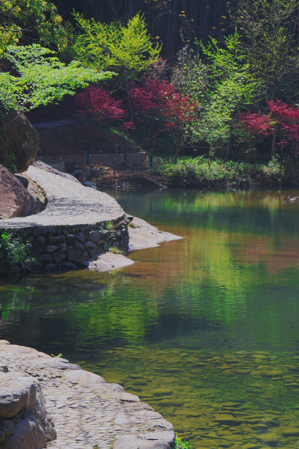 浙东小九寨 风景 溪边