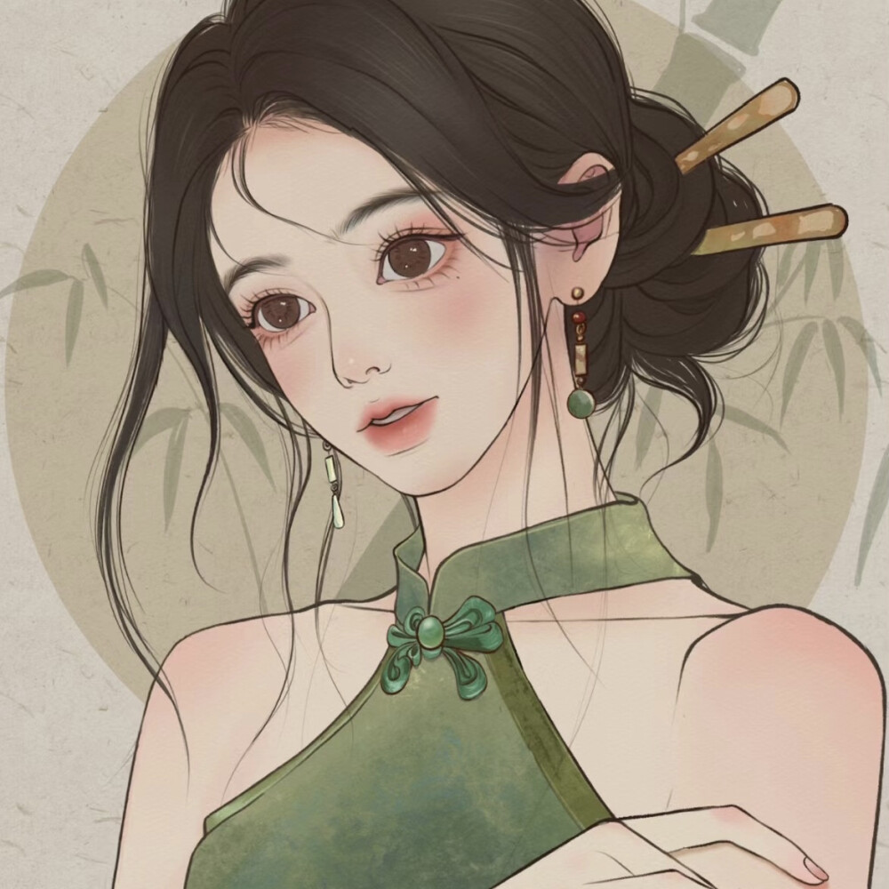 动漫女头唯美头像可爱头像手绘女头