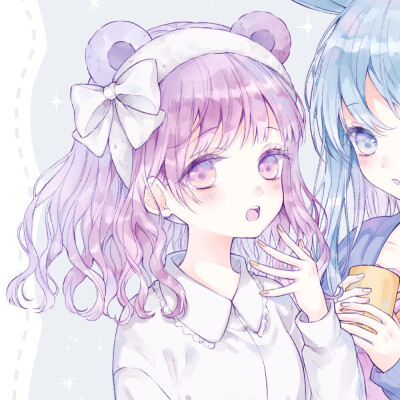 闺蜜头像（动漫、手绘）