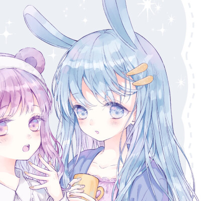 闺蜜头像（动漫、手绘）