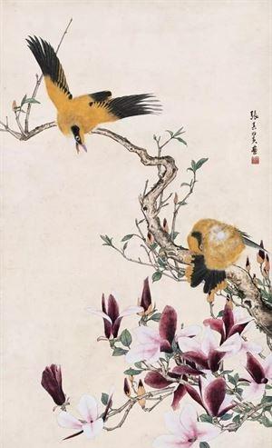 张其翼（1915—1968），20世纪杰出的花鸟画家之一，其曾祖父张德彝曾任清政府驻欧使节，是目睹巴黎公社革命全过程的唯一中国人。张其翼擅画各种禽鸟、猿猴等，兼工带写，独树一帜。