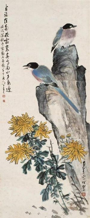 张其翼（1915—1968），20世纪杰出的花鸟画家之一，其曾祖父张德彝曾任清政府驻欧使节，是目睹巴黎公社革命全过程的唯一中国人。张其翼擅画各种禽鸟、猿猴等，兼工带写，独树一帜。