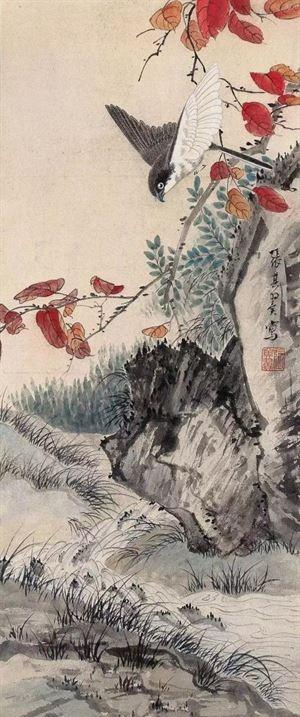 张其翼（1915—1968），20世纪杰出的花鸟画家之一，其曾祖父张德彝曾任清政府驻欧使节，是目睹巴黎公社革命全过程的唯一中国人。张其翼擅画各种禽鸟、猿猴等，兼工带写，独树一帜。